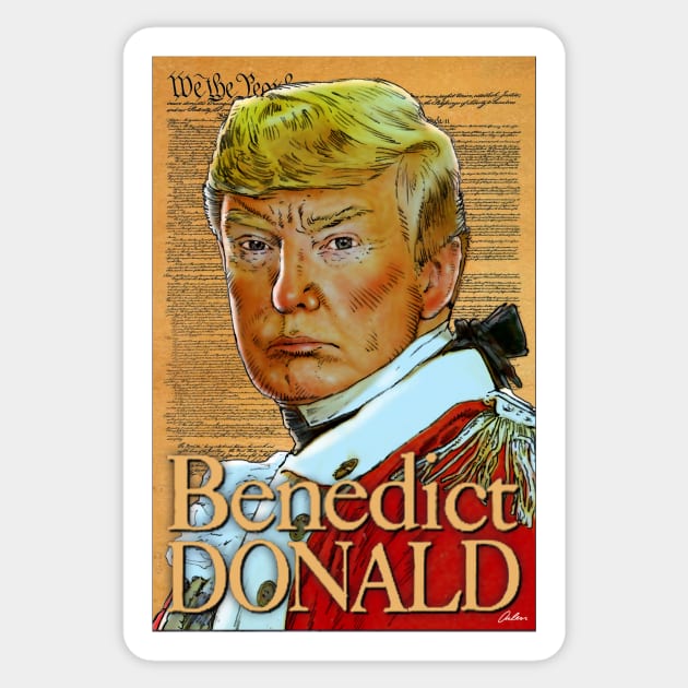 Benedict Donald Sticker by ArlenSchumer